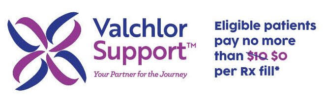 Valchlor Support - Eligible patients pay no more than $10 per Rx fill*